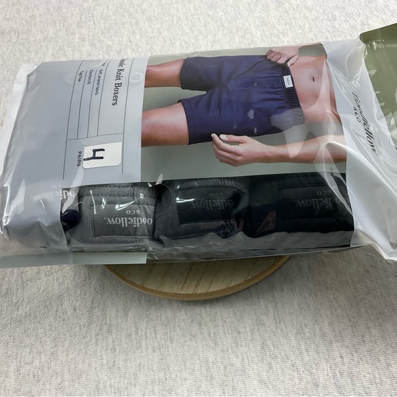 GOODFELLOW & CO BIG AND TALL MEN’S CLASSIC KNIT BOXERS 4 PACK SIZE: XXL TAG-FREE - Picture 7 of 7